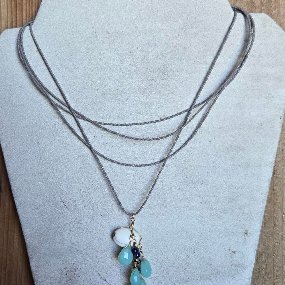 Unbranded Women's Grey and Blue Jewellery